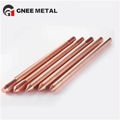 나사산 접지 C21000 구리 막대
