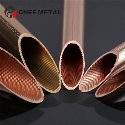 원활한 내부 홈이 있는 구리 튜브